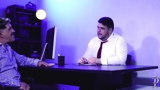 Profanus Office Double Feature Preview EP4 & EP3: Raw chubby office sex with a bear and cumload. - 1 image
