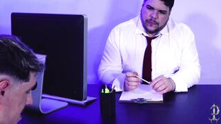 Profanus Office Double Feature Preview EP4 & EP3: Raw chubby office sex with a bear and cumload.