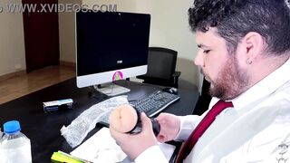 Profanus Office Double Feature Preview EP4 & EP3: Raw chubby office sex with a bear and cumload. - 7 image