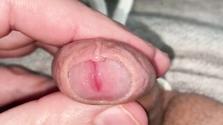 small juicy foreskin cock get out of pants and play with foreskin - 8 image