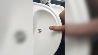 My big cock pissing at work (close-up) - 2 image