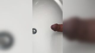 My big cock pissing at work (close-up) - 4 image