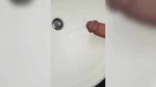 My big cock pissing at work (close-up) - 5 image