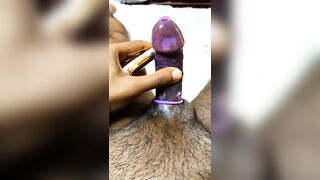 Filling a condom with my creamy cum cum masturbation cumshot - 3 image