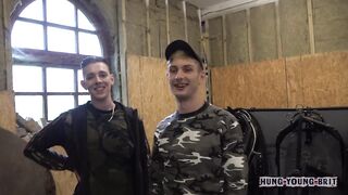 Reece & Josh BB Tag team n Creampie Hot lads hole on farm - 3 image