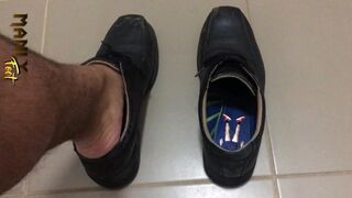 HOW ABOUT BEING CRUSHED BY MY SOLES - MANLYFOOT - TINY MAN - VORE - MACROPHILIA  - 1 image