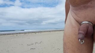 Nice nude walk along the beach - 2 image