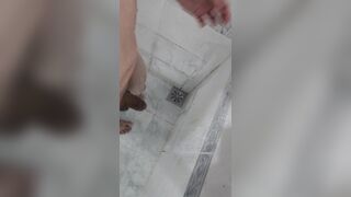 Cleaning my dick in the shower - 10 image