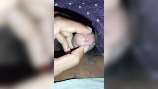After a long time i did morning handjob and my huge precum tasty cum - 1 image