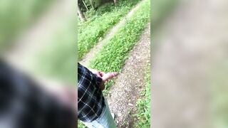 Playing with my dick in the woods - 7 image