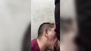 Sucking a cock in public at the gym to a straight man - 6 image