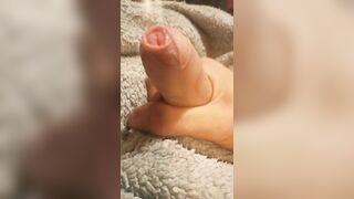 playing with my small uncut dick - 6 image