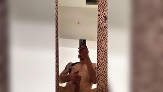 Big Cumshot on a mirror - 1 image