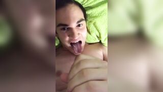Starchest cums in his own mouth - 3 image
