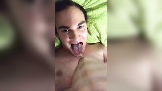 Starchest cums in his own mouth - 5 image