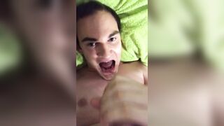 Starchest cums in his own mouth - 6 image