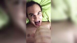 Starchest cums in his own mouth - 9 image
